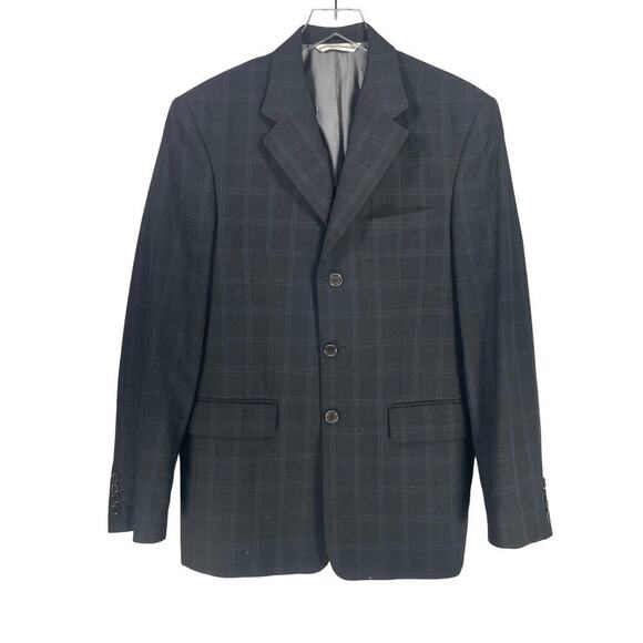 Perry Ellis Three Button Double Vent Suit Jacket Blazer Sport Coat Size 38R - Picture 1 of 4
